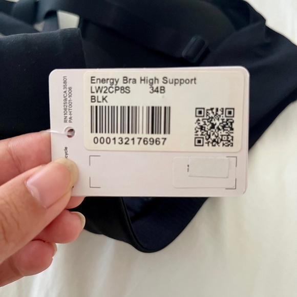 Lululemon Energy High Support Bra NWT 34B - Picture 6 of 6